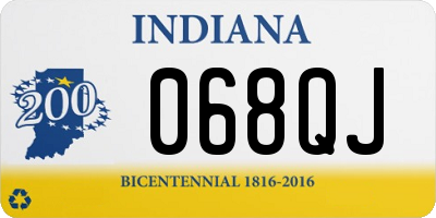 IN license plate 068QJ