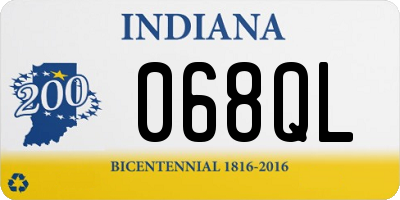 IN license plate 068QL