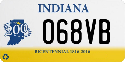 IN license plate 068VB