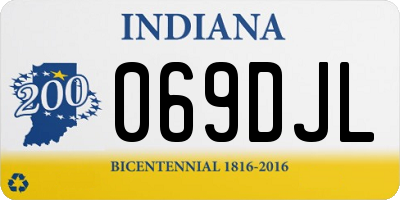 IN license plate 069DJL
