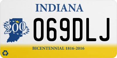 IN license plate 069DLJ