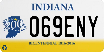 IN license plate 069ENY