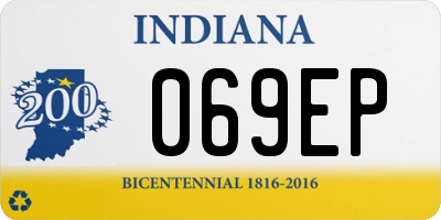 IN license plate 069EP