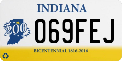 IN license plate 069FEJ