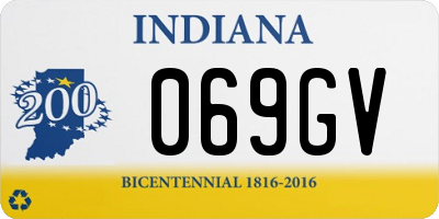 IN license plate 069GV