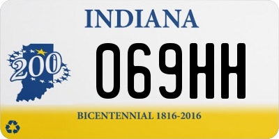 IN license plate 069HH