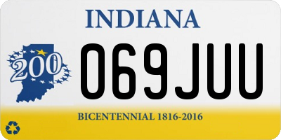 IN license plate 069JUU