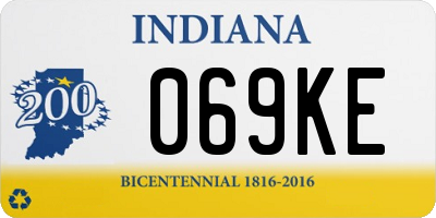 IN license plate 069KE