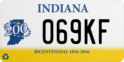 IN license plate 069KF