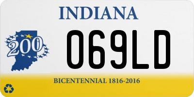 IN license plate 069LD