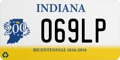 IN license plate 069LP