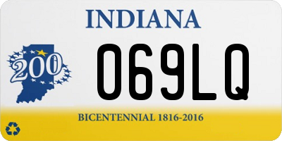 IN license plate 069LQ