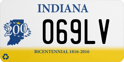 IN license plate 069LV