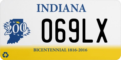 IN license plate 069LX