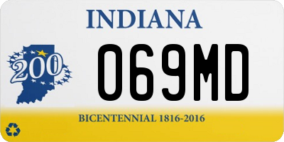 IN license plate 069MD