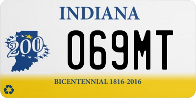 IN license plate 069MT