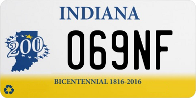 IN license plate 069NF