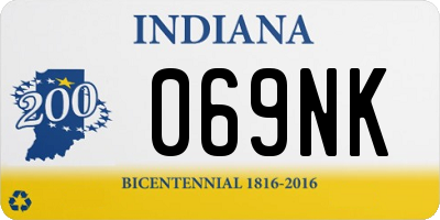 IN license plate 069NK