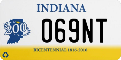 IN license plate 069NT