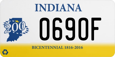 IN license plate 069OF