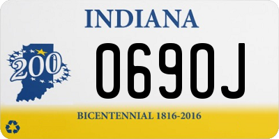 IN license plate 069OJ