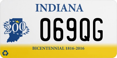 IN license plate 069QG