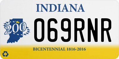 IN license plate 069RNR
