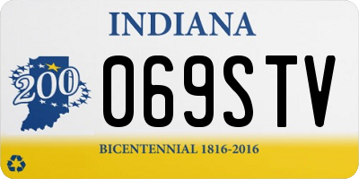 IN license plate 069STV