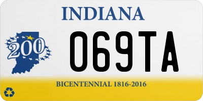 IN license plate 069TA