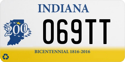 IN license plate 069TT