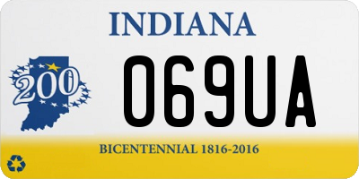 IN license plate 069UA