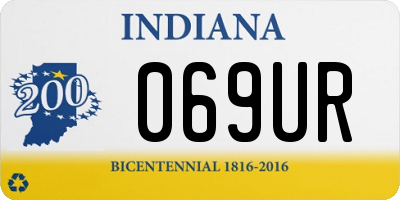 IN license plate 069UR
