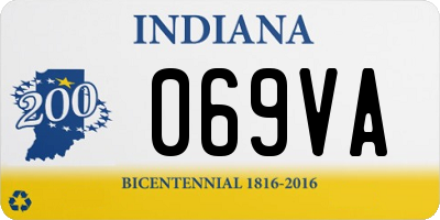 IN license plate 069VA