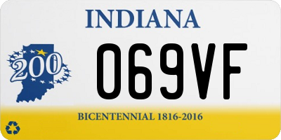IN license plate 069VF
