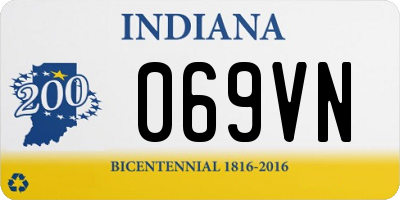 IN license plate 069VN