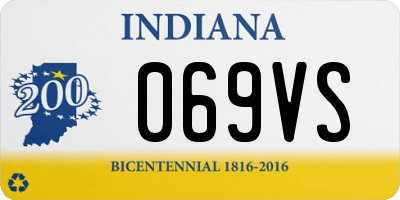 IN license plate 069VS