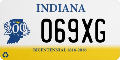 IN license plate 069XG