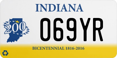 IN license plate 069YR