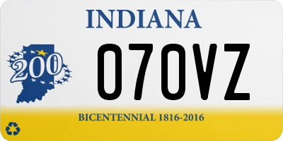IN license plate 070VZ