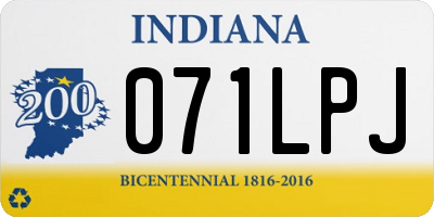 IN license plate 071LPJ