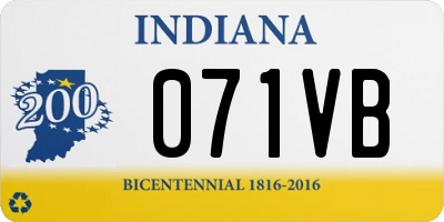 IN license plate 071VB