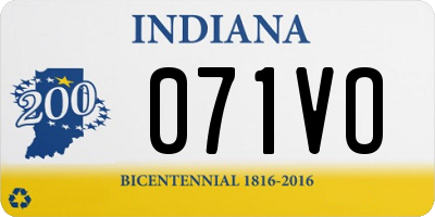 IN license plate 071VO