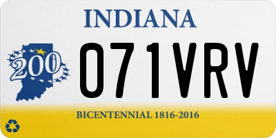 IN license plate 071VRV