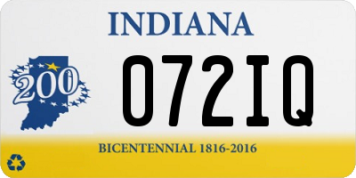 IN license plate 072IQ