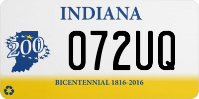 IN license plate 072UQ