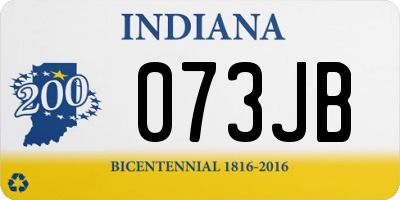 IN license plate 073JB