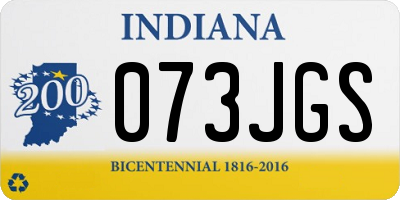 IN license plate 073JGS