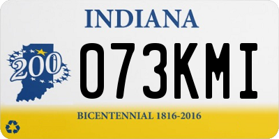 IN license plate 073KMI
