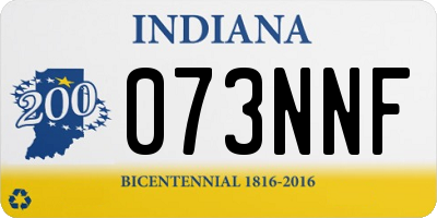 IN license plate 073NNF