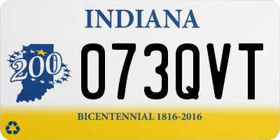 IN license plate 073QVT